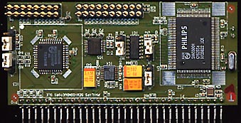 Philips SAA3500-based DAB board